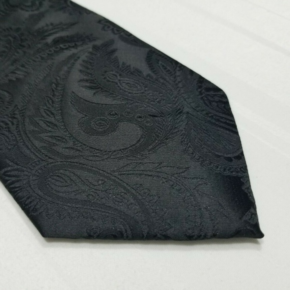 Stacy Adams Other - Black Paisley STACY ADAMS Microfiber Tie